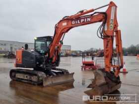 2016 Hitachi ZX85USB-5A 6 Ton+ Excavators For Auction: Leeds – 5th, 6th, 7th & 8th March 2025 @ 8:00am full