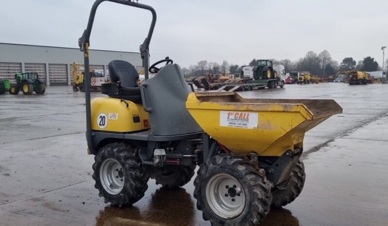 2018 Wacker Neuson 1001 Site Dumpers For Auction: Leeds – 5th, 6th, 7th & 8th March 2025 @ 8:00am full