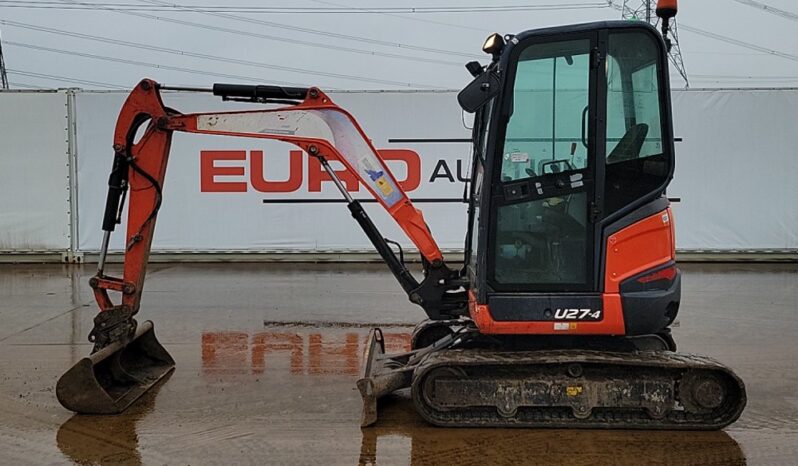 2016 Kubota U27-4 Mini Excavators For Auction: Leeds – 5th, 6th, 7th & 8th March 2025 @ 8:00am full