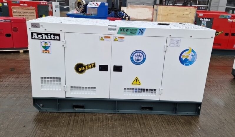 Unused 2025 Ashita Power AG3-70 Generators For Auction: Leeds – 5th, 6th, 7th & 8th March 2025 @ 8:00am full