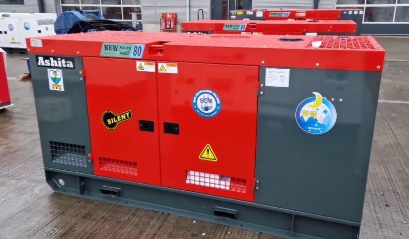 Unused 2025 Ashita Power AG3-80 Generators For Auction: Leeds – 5th, 6th, 7th & 8th March 2025 @ 8:00am full