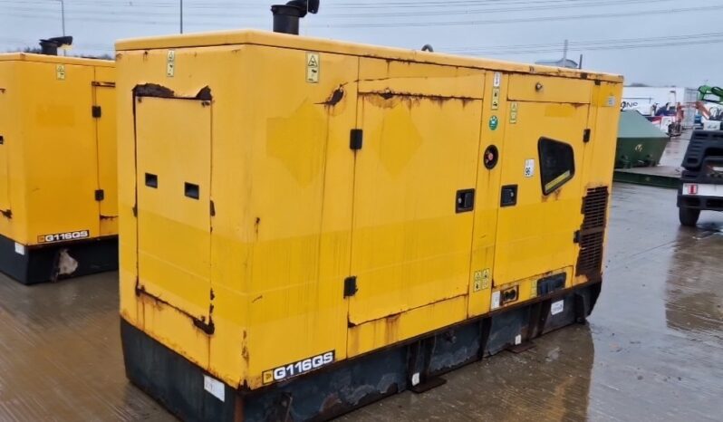 2017 JCB G116QS Generators For Auction: Leeds – 5th, 6th, 7th & 8th March 2025 @ 8:00am full