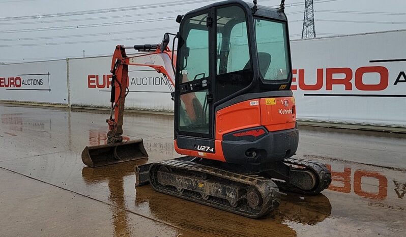 2016 Kubota U27-4 Mini Excavators For Auction: Leeds – 5th, 6th, 7th & 8th March 2025 @ 8:00am full