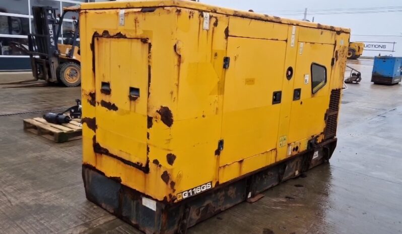 2017 JCB G116QS Generators For Auction: Leeds – 5th, 6th, 7th & 8th March 2025 @ 8:00am full