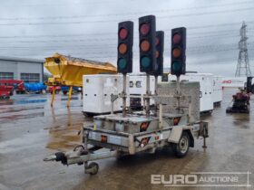 Pike 4 Way Traffic Light System, Single Axle Trailer Plant Trailers For Auction: Leeds – 5th, 6th, 7th & 8th March 2025 @ 8:00am