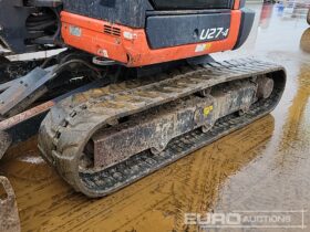 2016 Kubota U27-4 Mini Excavators For Auction: Leeds – 5th, 6th, 7th & 8th March 2025 @ 8:00am full