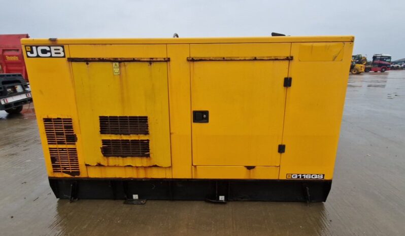 2019 JCB G116QS Generators For Auction: Leeds – 5th, 6th, 7th & 8th March 2025 @ 8:00am full