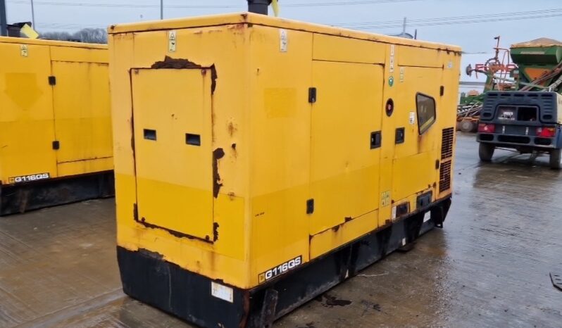 2017 JCB G116QS Generators For Auction: Leeds – 5th, 6th, 7th & 8th March 2025 @ 8:00am full