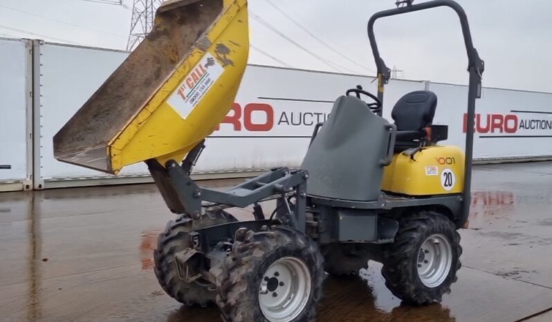 2018 Wacker Neuson 1001 Site Dumpers For Auction: Leeds – 5th, 6th, 7th & 8th March 2025 @ 8:00am full