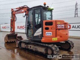 2016 Hitachi ZX85USB-5A 6 Ton+ Excavators For Auction: Leeds – 5th, 6th, 7th & 8th March 2025 @ 8:00am full