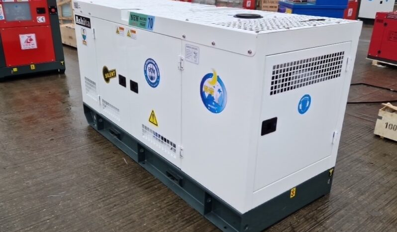 Unused 2025 Ashita Power AG3-70 Generators For Auction: Leeds – 5th, 6th, 7th & 8th March 2025 @ 8:00am full