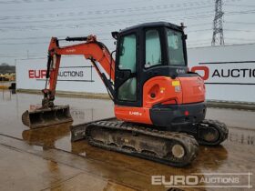 2016 Kubota U48-4 Mini Excavators For Auction: Leeds – 5th, 6th, 7th & 8th March 2025 @ 8:00am full