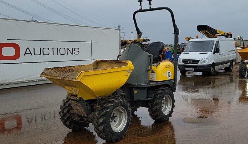 2018 Wacker Neuson 1001 Site Dumpers For Auction: Leeds – 5th, 6th, 7th & 8th March 2025 @ 8:00am