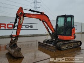 2016 Kubota U48-4 Mini Excavators For Auction: Leeds – 5th, 6th, 7th & 8th March 2025 @ 8:00am