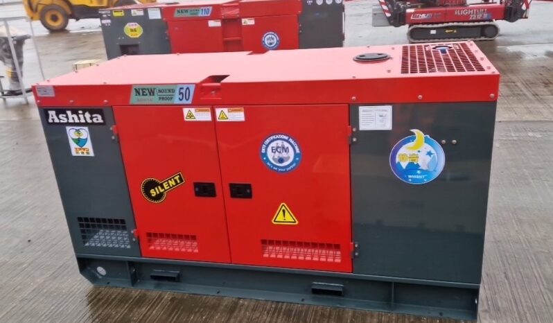 Unused 2025 Ashita Power AG3-50 Generators For Auction: Leeds – 5th, 6th, 7th & 8th March 2025 @ 8:00am full