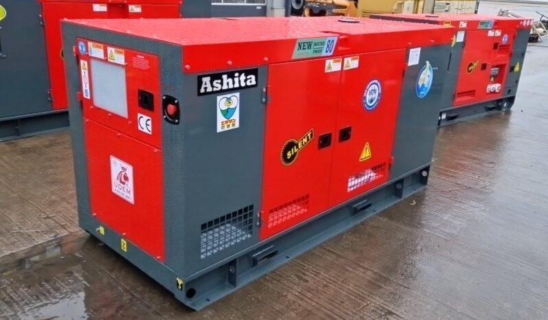 Unused 2025 Ashita Power AG3-80 Generators For Auction: Leeds – 5th, 6th, 7th & 8th March 2025 @ 8:00am