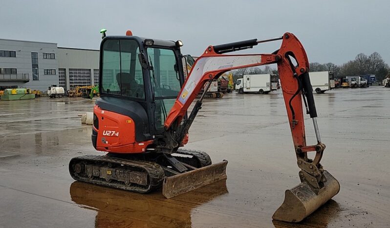 2016 Kubota U27-4 Mini Excavators For Auction: Leeds – 5th, 6th, 7th & 8th March 2025 @ 8:00am full