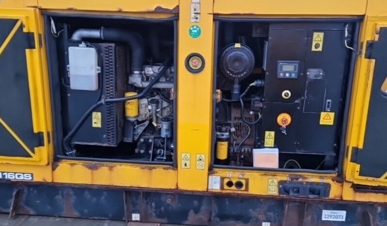 2017 JCB G116QS Generators For Auction: Leeds – 5th, 6th, 7th & 8th March 2025 @ 8:00am full