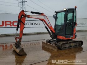 2016 Kubota U27-4 Mini Excavators For Auction: Leeds – 5th, 6th, 7th & 8th March 2025 @ 8:00am