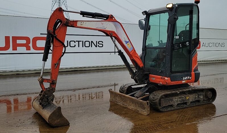 2016 Kubota U27-4 Mini Excavators For Auction: Leeds – 5th, 6th, 7th & 8th March 2025 @ 8:00am