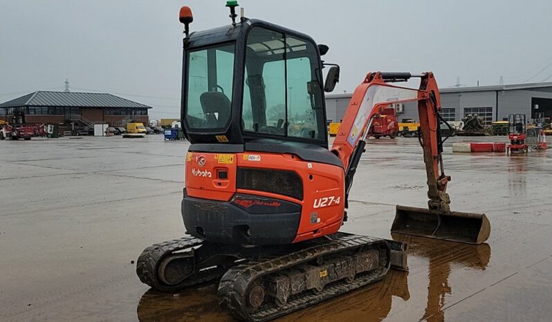 2016 Kubota U27-4 Mini Excavators For Auction: Leeds – 5th, 6th, 7th & 8th March 2025 @ 8:00am full