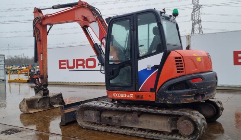 2017 Kubota KX080-4 6 Ton+ Excavators For Auction: Leeds – 5th, 6th, 7th & 8th March 2025 @ 8:00am full