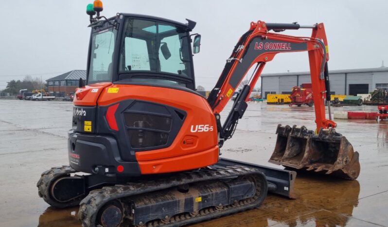 2023 Kubota U56-5 Mini Excavators For Auction: Leeds – 5th, 6th, 7th & 8th March 2025 @ 8:00am full