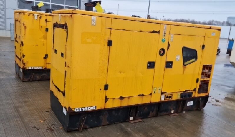 2017 JCB G116QS Generators For Auction: Leeds – 5th, 6th, 7th & 8th March 2025 @ 8:00am full