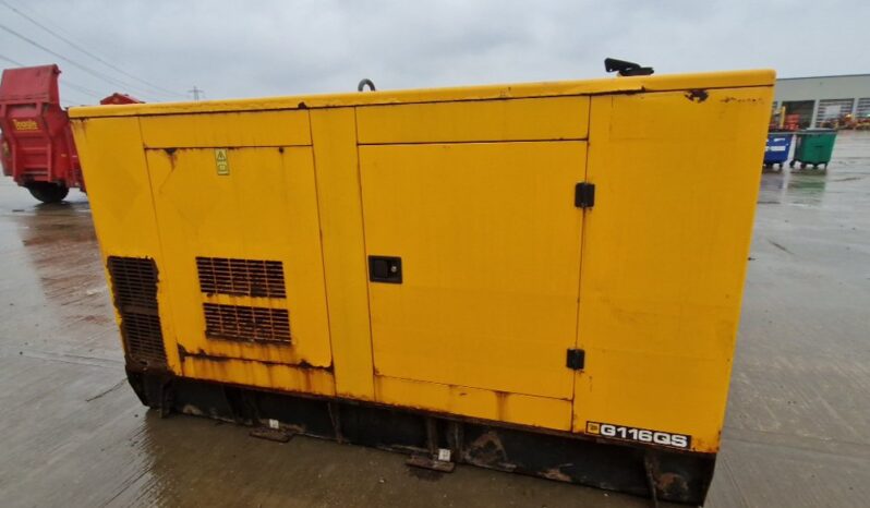 2017 JCB G116QS Generators For Auction: Leeds – 5th, 6th, 7th & 8th March 2025 @ 8:00am full