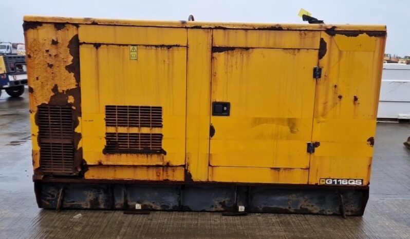 2017 JCB G116QS Generators For Auction: Leeds – 5th, 6th, 7th & 8th March 2025 @ 8:00am full