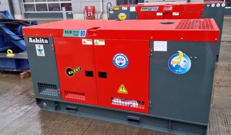 Unused 2025 Ashita Power AG3-80 Generators For Auction: Leeds – 5th, 6th, 7th & 8th March 2025 @ 8:00am full