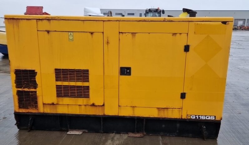 2017 JCB G116QS Generators For Auction: Leeds – 5th, 6th, 7th & 8th March 2025 @ 8:00am full