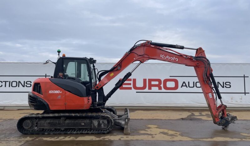 2015 Kubota KX080-4 6 Ton+ Excavators For Auction: Dromore – 21st & 22nd February 2025 @ 9:00am For Auction on 2025-02-22 full