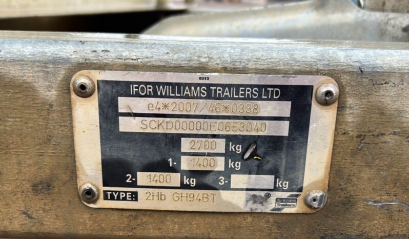 Ifor Williams GH94BT Plant Trailers For Auction: Dromore – 21st & 22nd February 2025 @ 9:00am For Auction on 2025-02-21 full