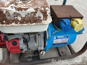 Markon 2.5KW Petrol Generator, Honda Engine Generators For Auction: Dromore – 21st & 22nd February 2025 @ 9:00am For Auction on 2025-02-22 full