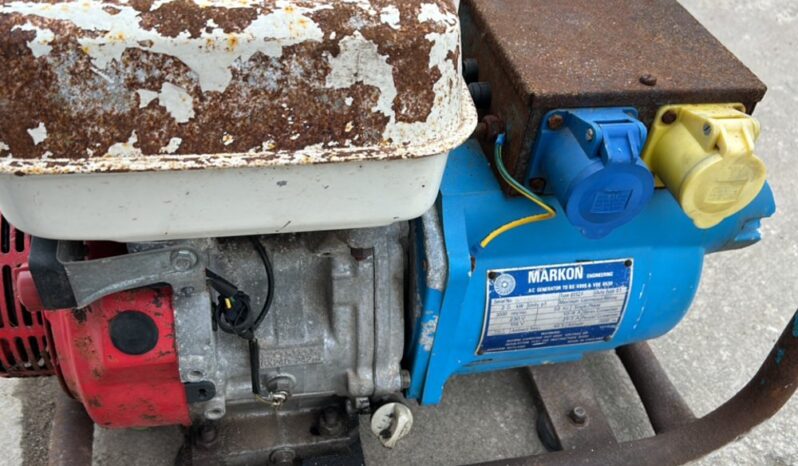 Markon 2.5KW Petrol Generator, Honda Engine Generators For Auction: Dromore – 21st & 22nd February 2025 @ 9:00am For Auction on 2025-02-22 full