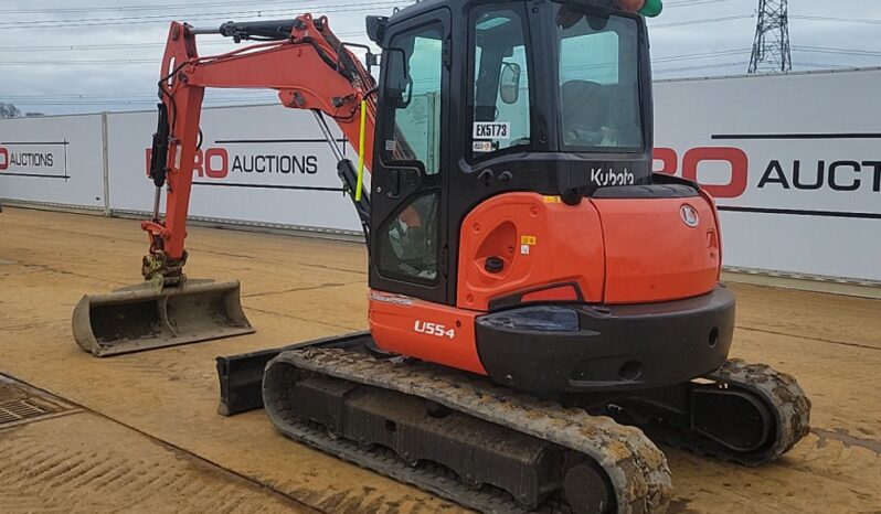 2017 Kubota U55-4 Mini Excavators For Auction: Leeds – 5th, 6th, 7th & 8th March 2025 @ 8:00am full