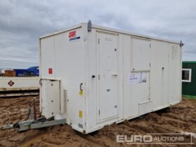 AJC All In One Single Axle Welfare Unit, 3.75kVA Generator, Drying Room, W/C (Cannot Be Reconsigned) Containers For Auction: Leeds – 5th, 6th, 7th & 8th March 2025 @ 8:00am