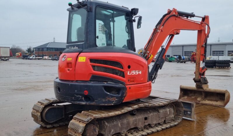 2018 Kubota U55-4 Mini Excavators For Auction: Leeds – 5th, 6th, 7th & 8th March 2025 @ 8:00am full