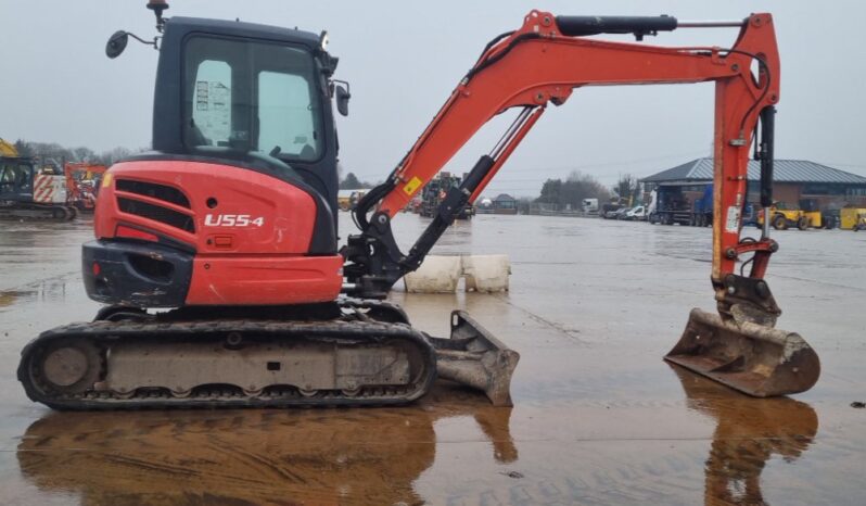 2018 Kubota U55-4 Mini Excavators For Auction: Leeds – 5th, 6th, 7th & 8th March 2025 @ 8:00am full