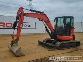 2017 Kubota U55-4 Mini Excavators For Auction: Leeds – 5th, 6th, 7th & 8th March 2025 @ 8:00am