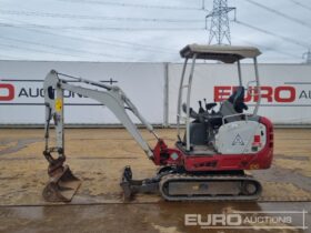 2020 Takeuchi TB216 Mini Excavators For Auction: Leeds – 5th, 6th, 7th & 8th March 2025 @ 8:00am full