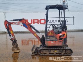 2018 Kubota U17-3A Mini Excavators For Auction: Leeds – 5th, 6th, 7th & 8th March 2025 @ 8:00am full