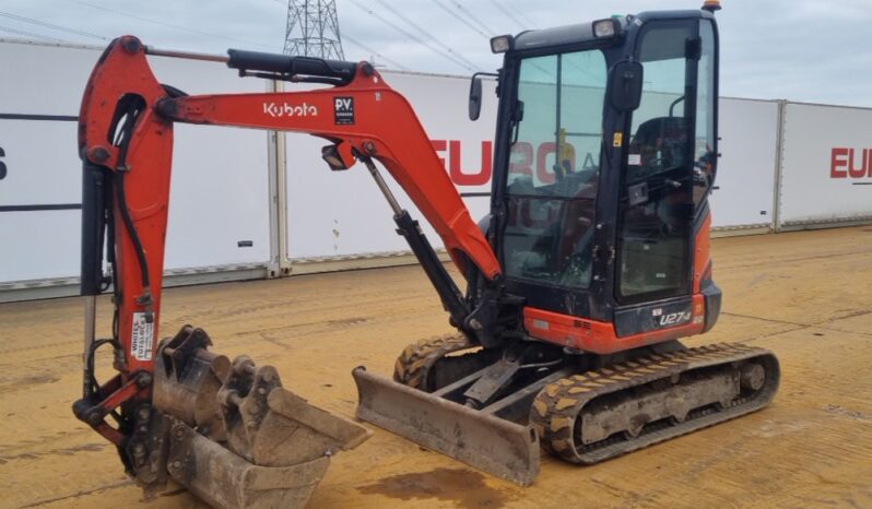 2019 Kubota U27-4 Mini Excavators For Auction: Leeds – 5th, 6th, 7th & 8th March 2025 @ 8:00am