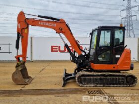 2017 Hitachi ZX65USB-5A CLP 6 Ton+ Excavators For Auction: Leeds – 5th, 6th, 7th & 8th March 2025 @ 8:00am full