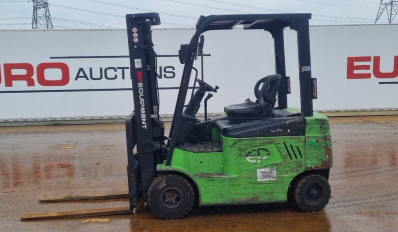 2020 Ep equipment CPD25L2 Electric Forklift, 3 Stage Free Lift Mast, Side Shift, Forks Forklifts For Auction: Leeds – 5th, 6th, 7th & 8th March 2025 @ 8:00am full