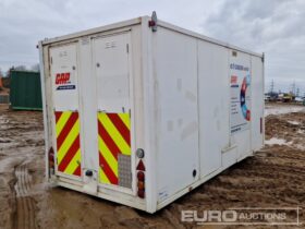 AJC All In One Single Axle Welfare Unit, 3.75kVA Generator, Drying Room, W/C (Cannot Be Reconsigned) Containers For Auction: Leeds – 5th, 6th, 7th & 8th March 2025 @ 8:00am full