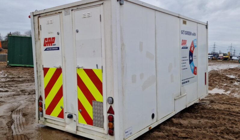 AJC All In One Single Axle Welfare Unit, 3.75kVA Generator, Drying Room, W/C (Cannot Be Reconsigned) Containers For Auction: Leeds – 5th, 6th, 7th & 8th March 2025 @ 8:00am full