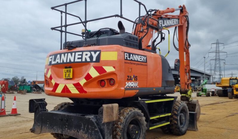 2018 Hitachi ZX140W-6 Wheeled Excavators For Auction: Leeds – 5th, 6th, 7th & 8th March 2025 @ 8:00am full