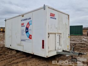 AJC All In One Single Axle Welfare Unit, 3.75kVA Generator, Drying Room, W/C (Cannot Be Reconsigned) Containers For Auction: Leeds – 5th, 6th, 7th & 8th March 2025 @ 8:00am full